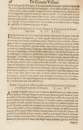 Storia di Giovanni Villani