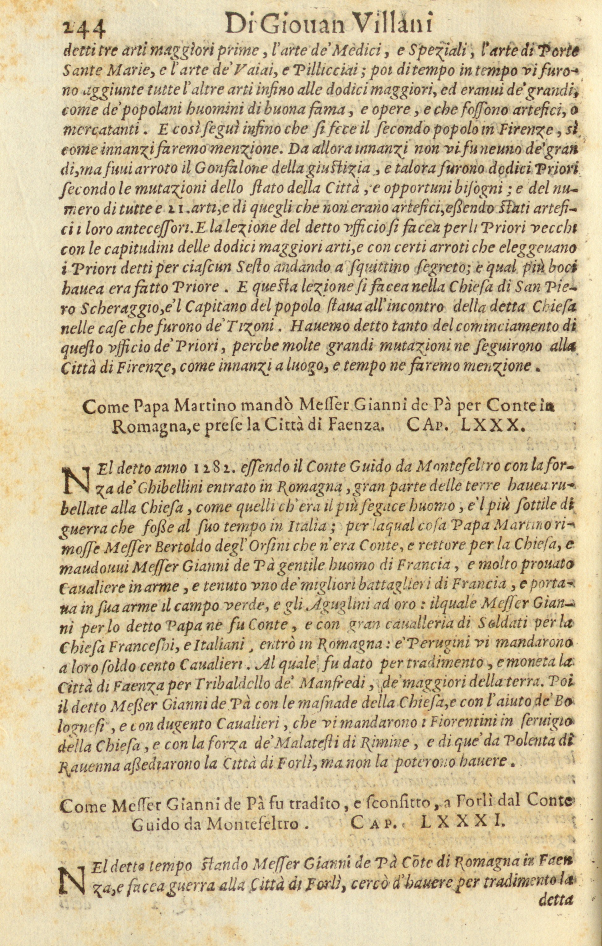 Storia di Giovanni Villani