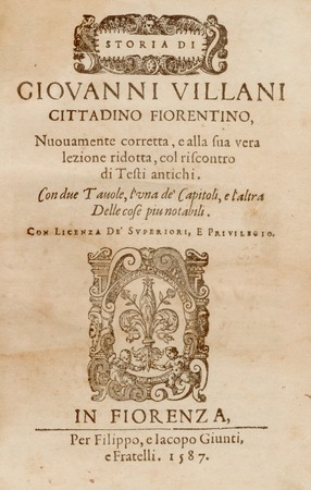 Storia di Giovanni Villani