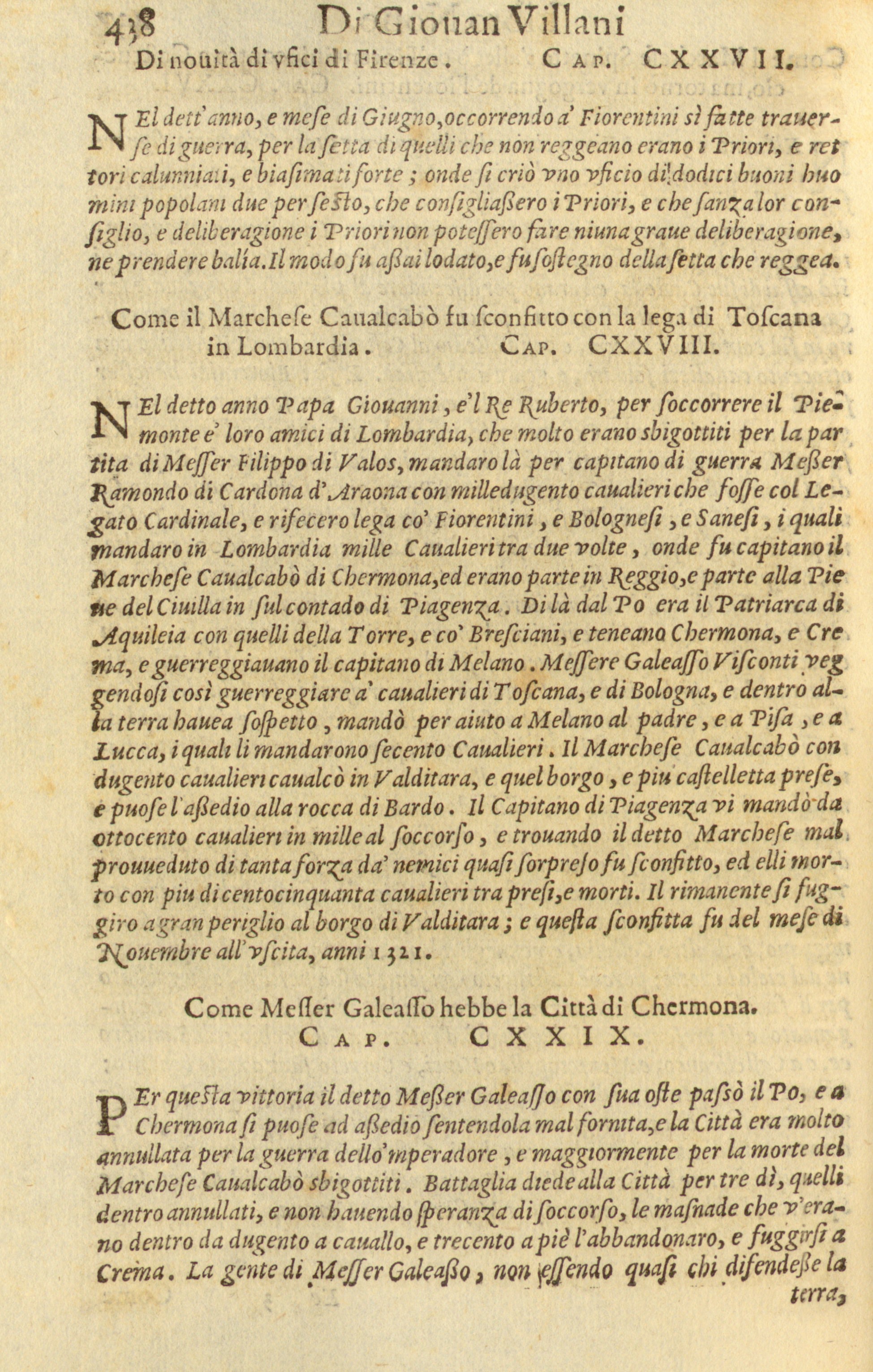 Storia di Giovanni Villani