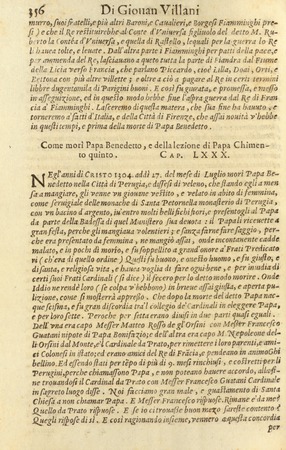 Storia di Giovanni Villani