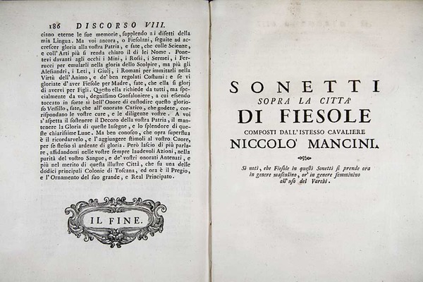 Orazionii o discorsi istorici sopra l’ antica citta di Fiesole