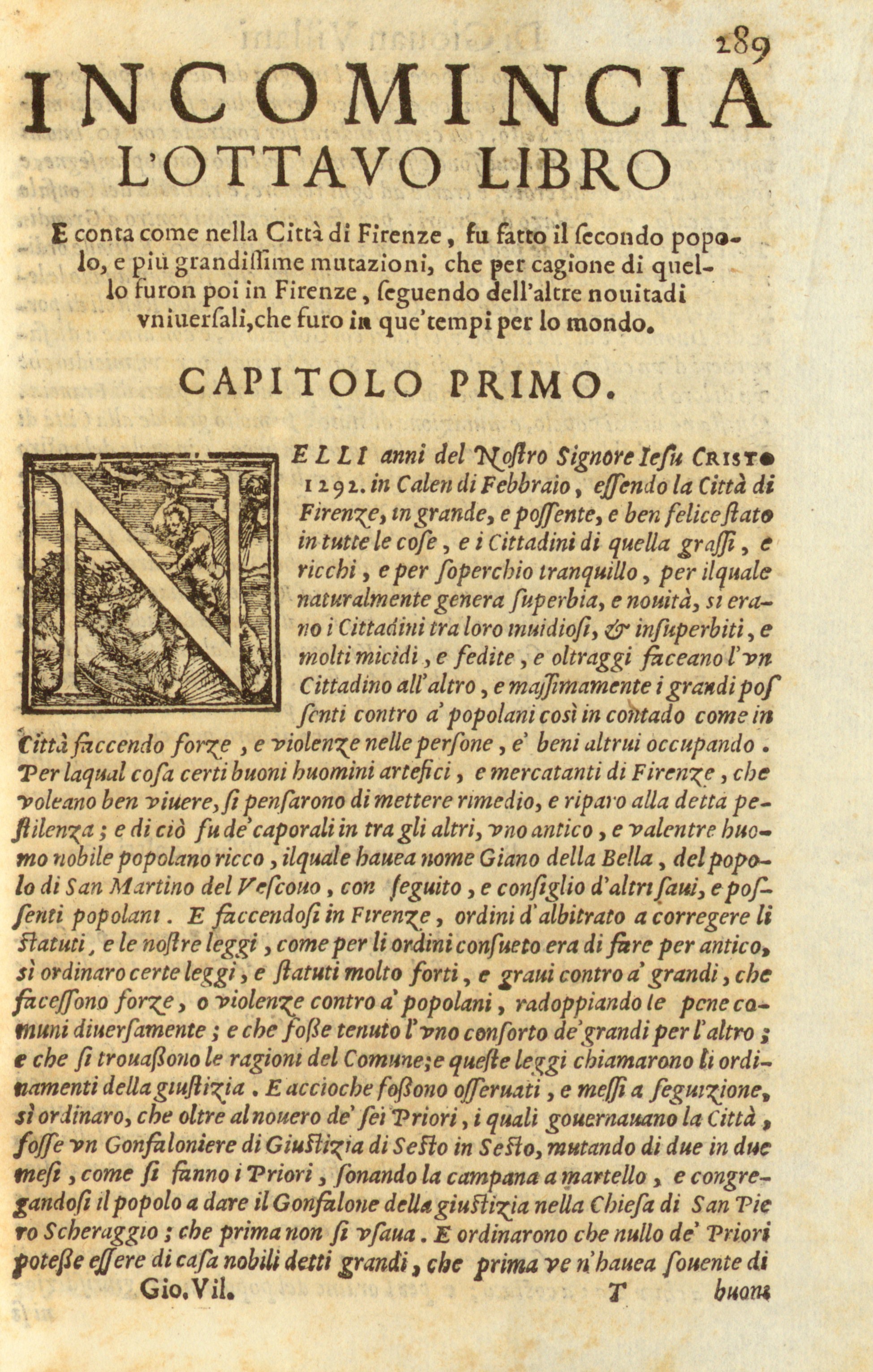 Storia di Giovanni Villani