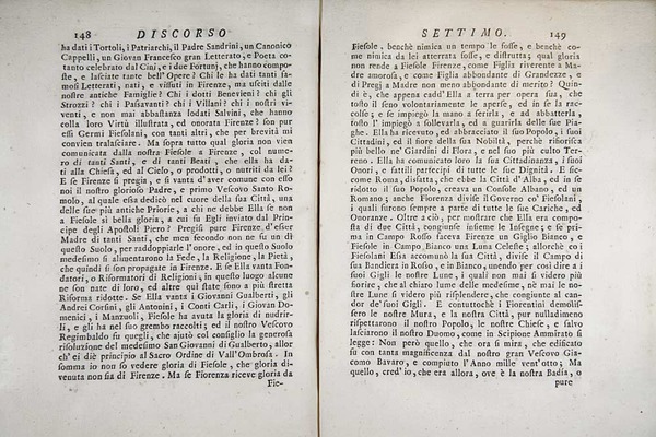 Orazionii o discorsi istorici sopra l’ antica citta di Fiesole