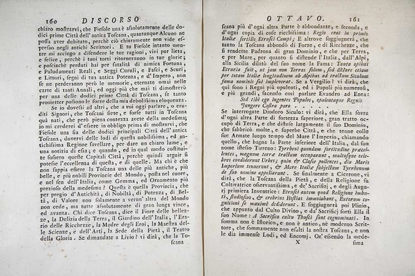 Orazionii o discorsi istorici sopra l’ antica citta di Fiesole