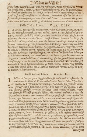 Storia di Giovanni Villani