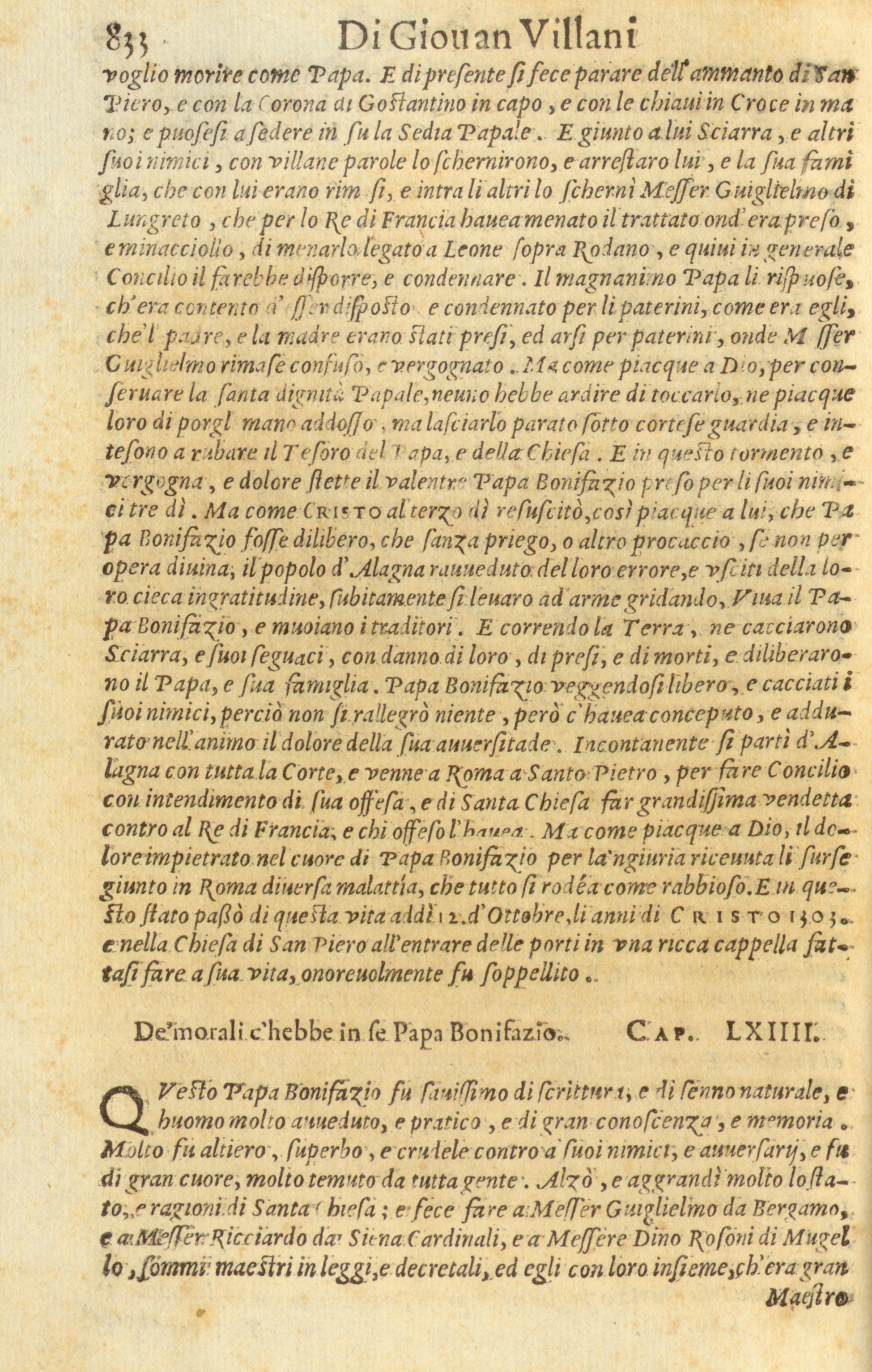 Storia di Giovanni Villani