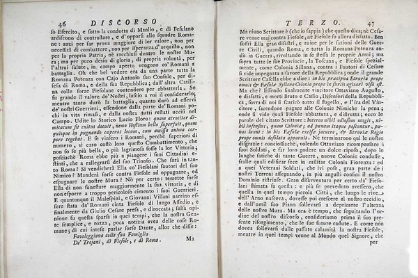 Orazionii o discorsi istorici sopra l’ antica citta di Fiesole