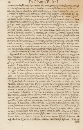 Storia di Giovanni Villani