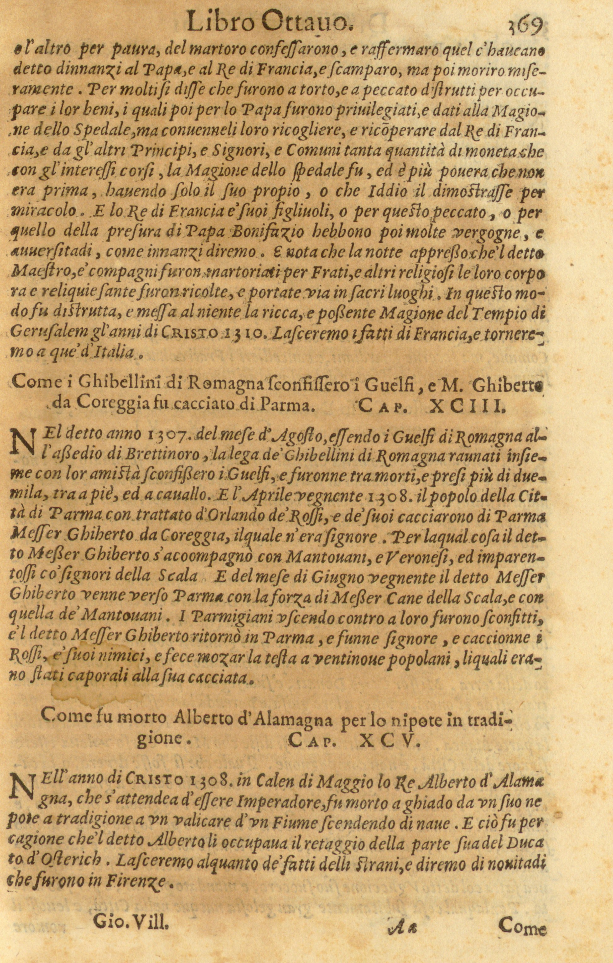 Storia di Giovanni Villani