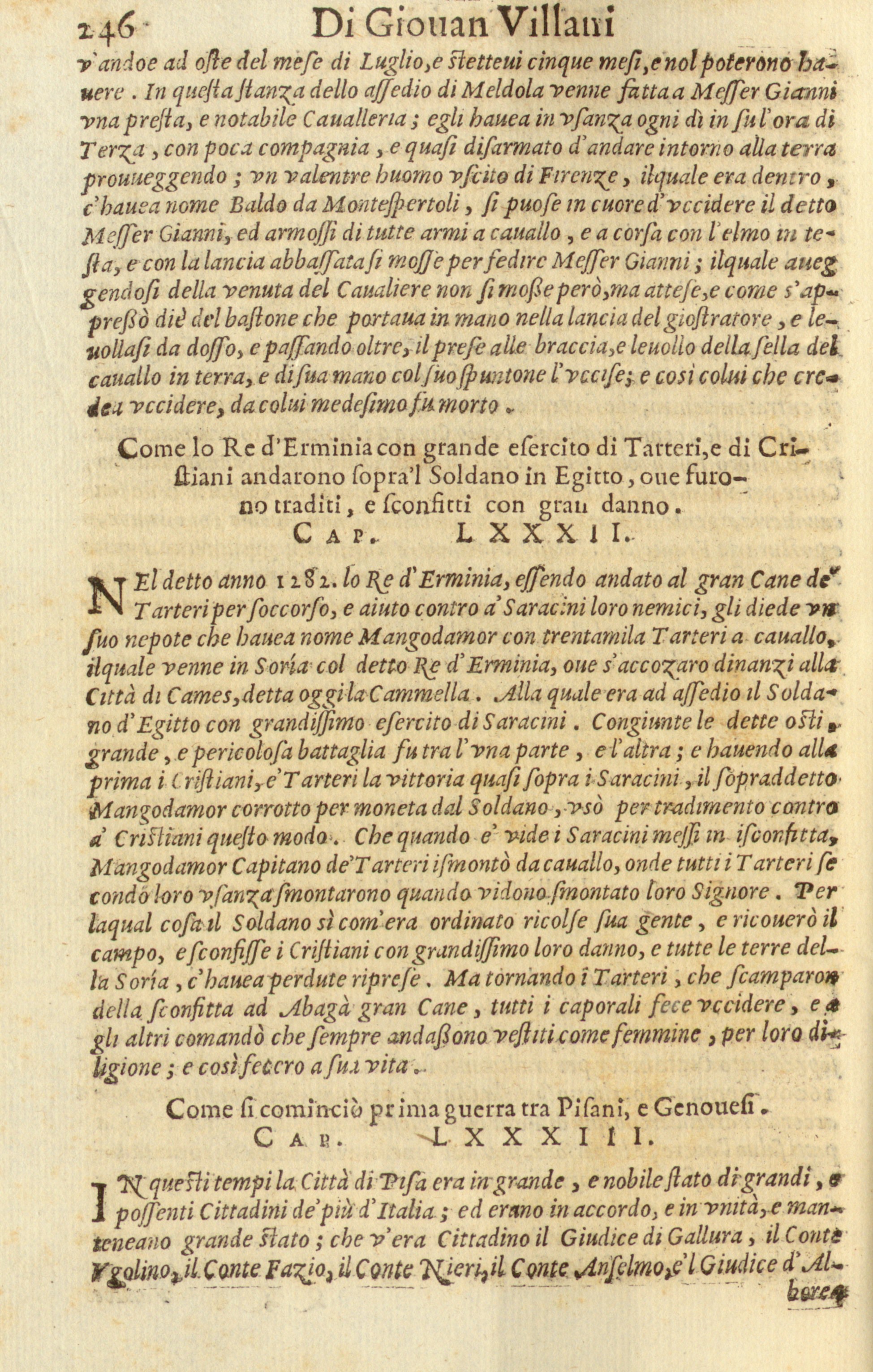 Storia di Giovanni Villani