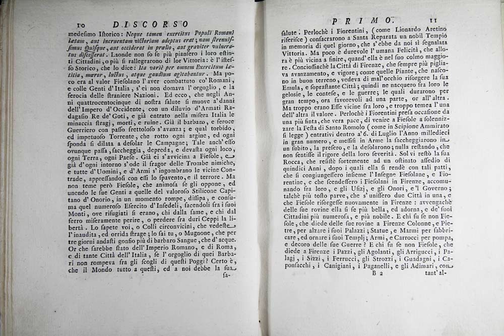 Orazionii o discorsi istorici sopra l’ antica citta di Fiesole