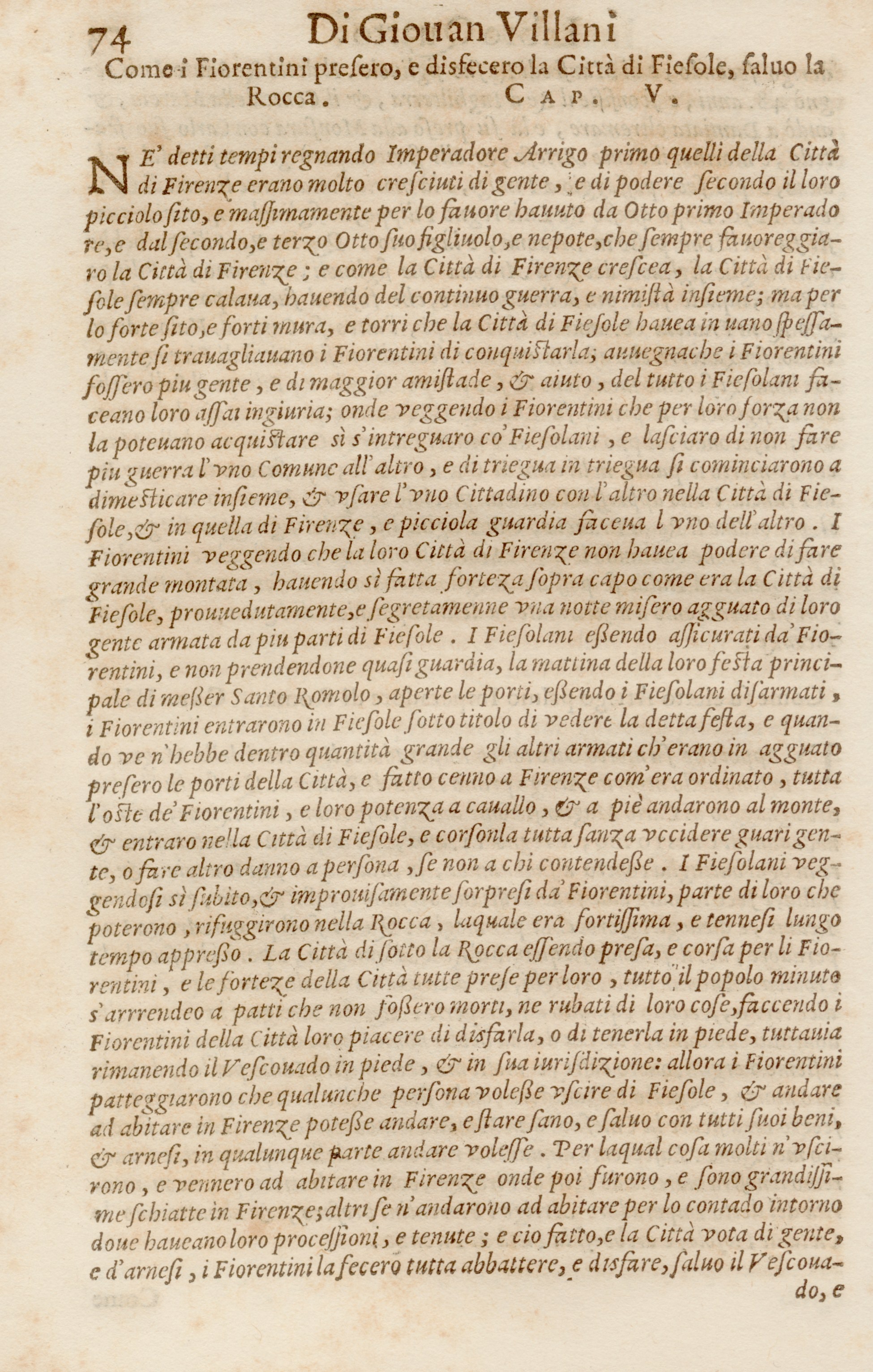 Storia di Giovanni Villani