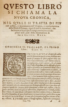 Storia di Giovanni Villani