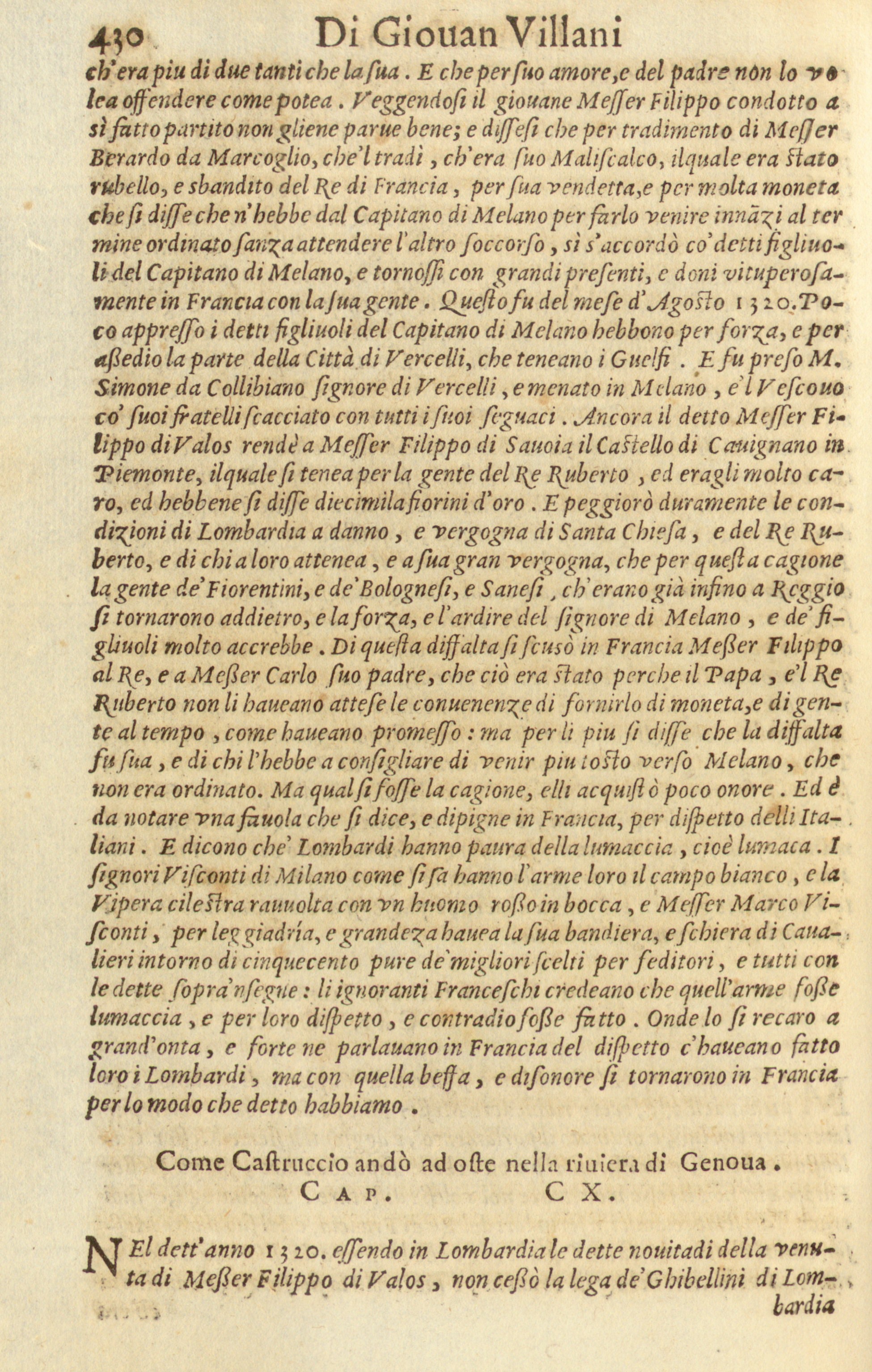 Storia di Giovanni Villani