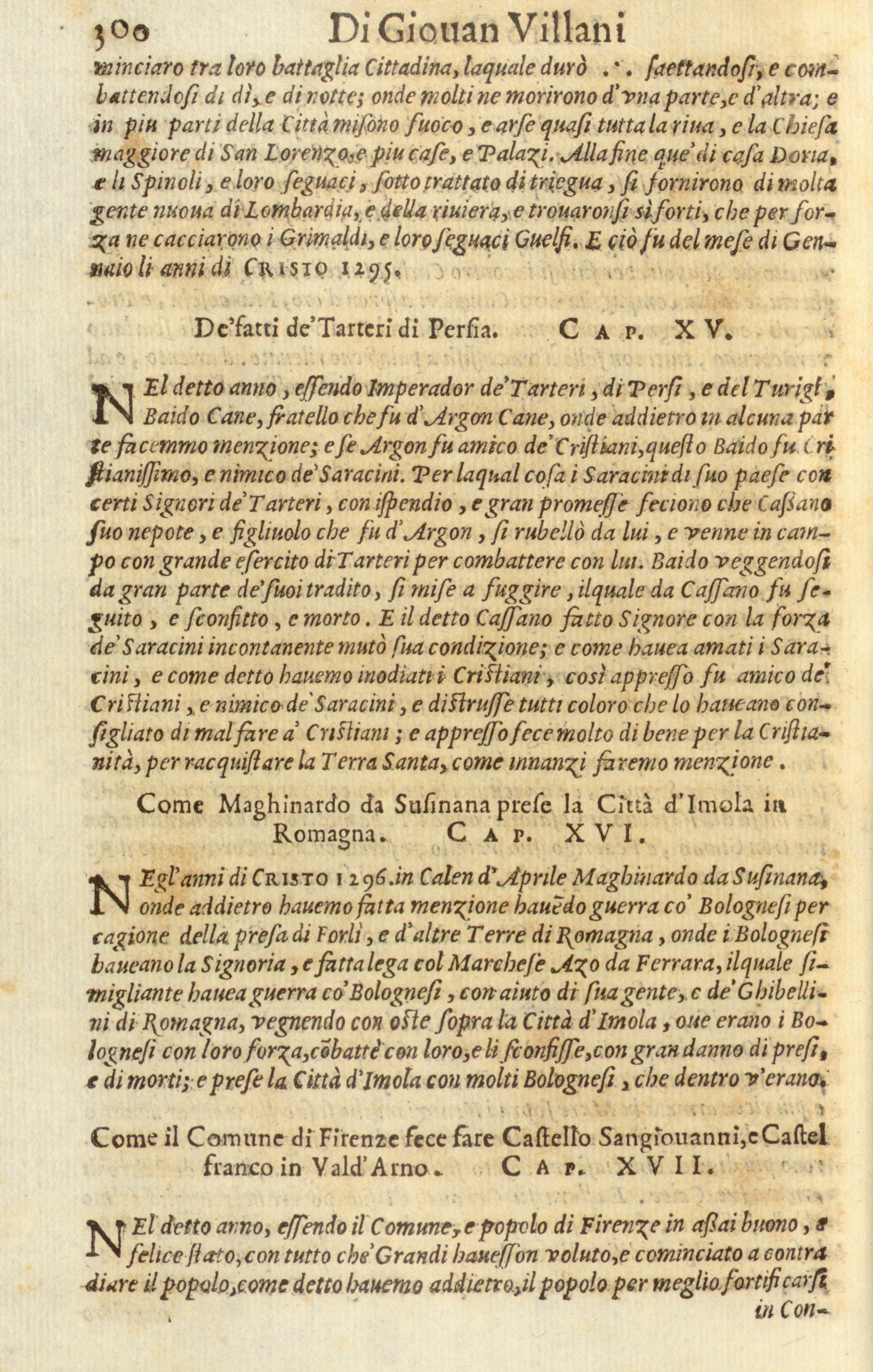 Storia di Giovanni Villani