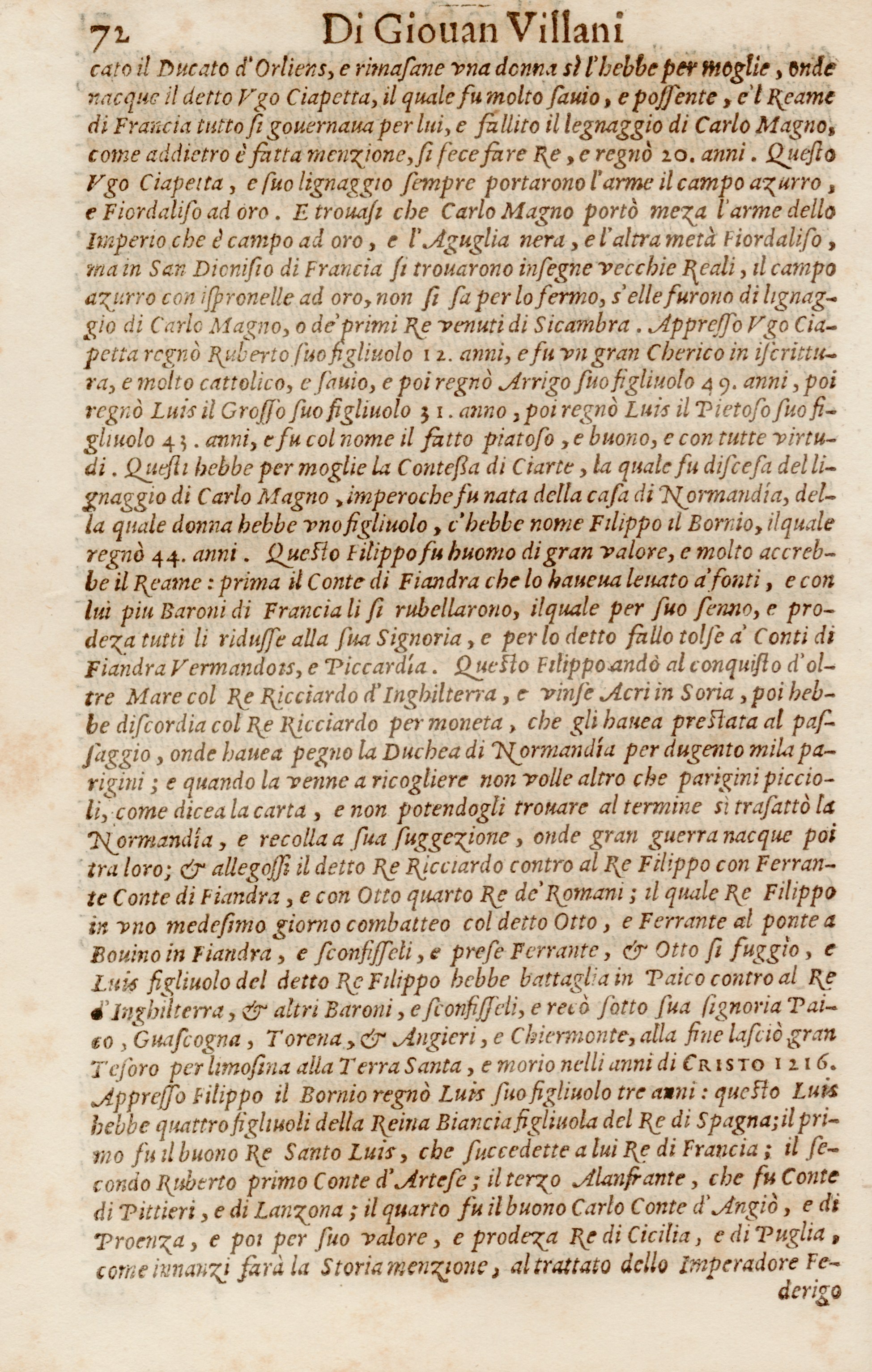 Storia di Giovanni Villani