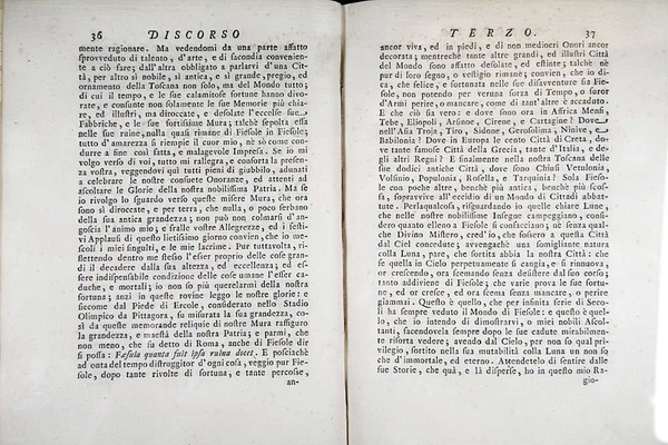 Orazionii o discorsi istorici sopra l’ antica citta di Fiesole