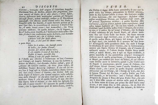 Orazionii o discorsi istorici sopra l’ antica citta di Fiesole