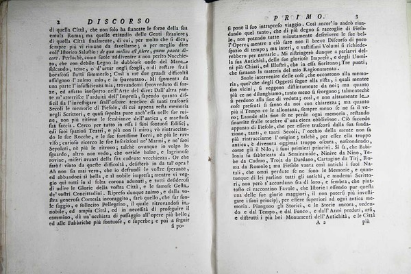 Orazionii o discorsi istorici sopra l’ antica citta di Fiesole