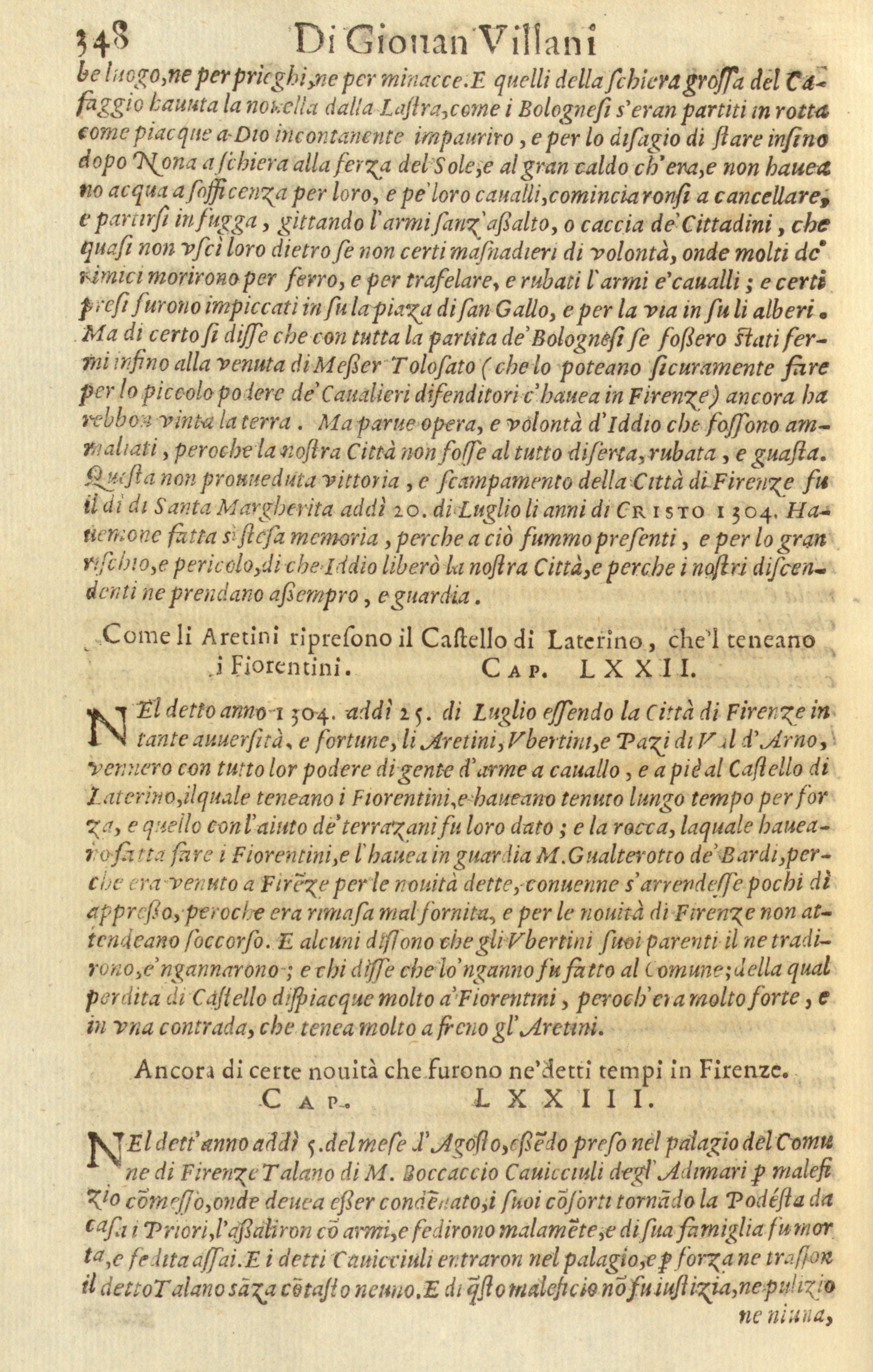 Storia di Giovanni Villani