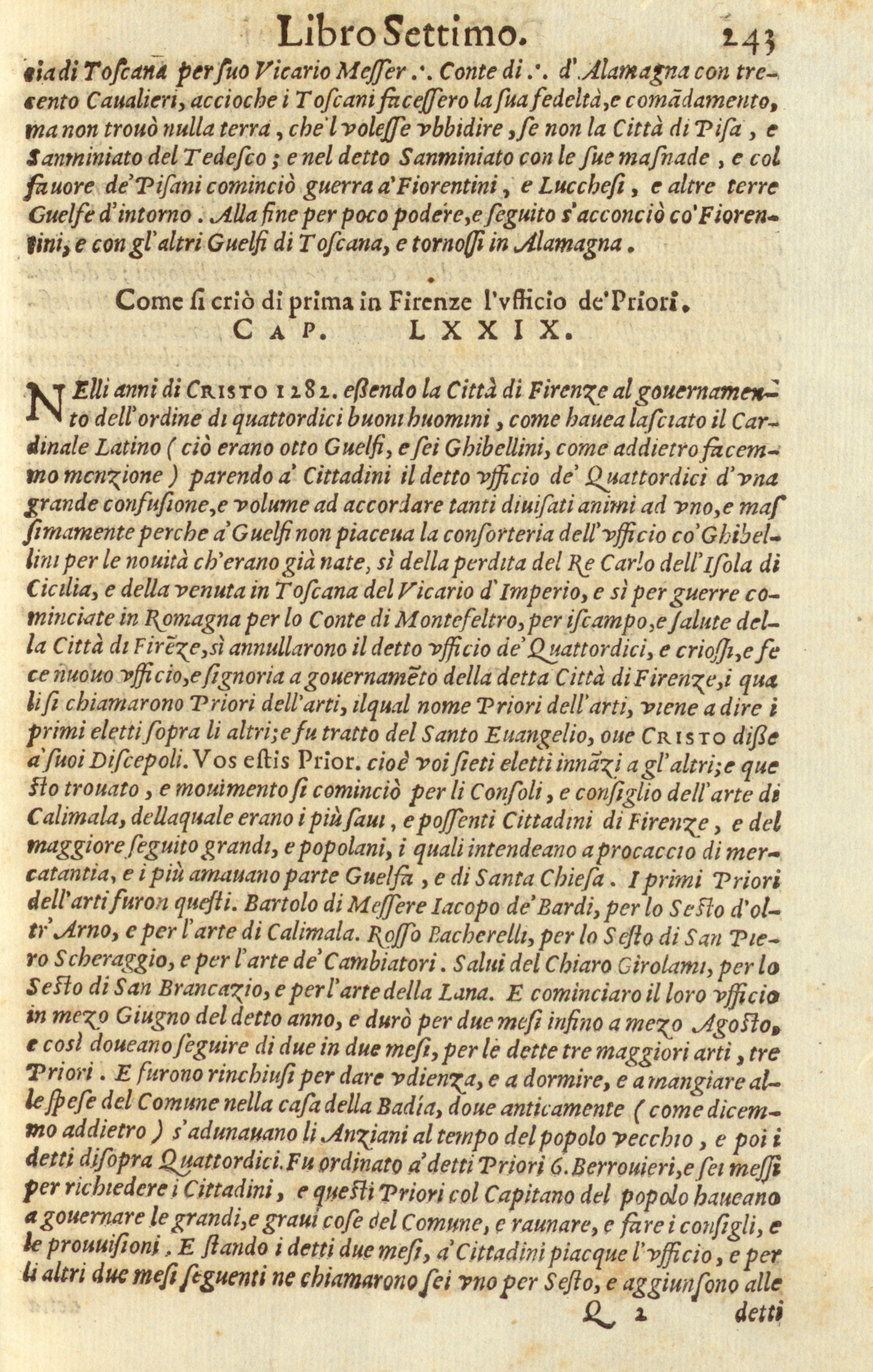Storia di Giovanni Villani