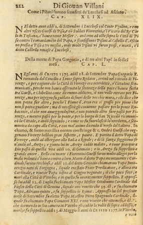 Storia di Giovanni Villani