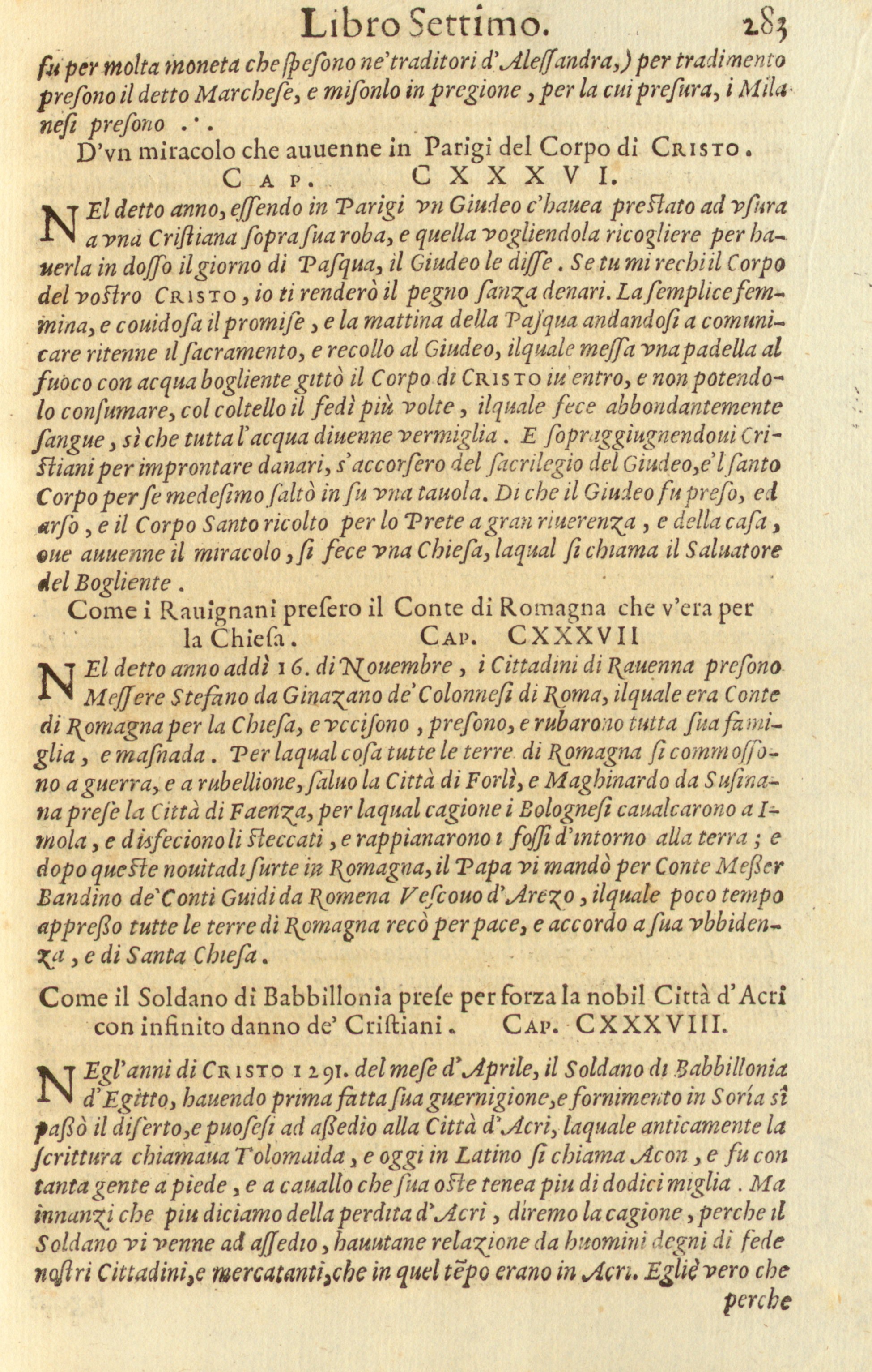 Storia di Giovanni Villani