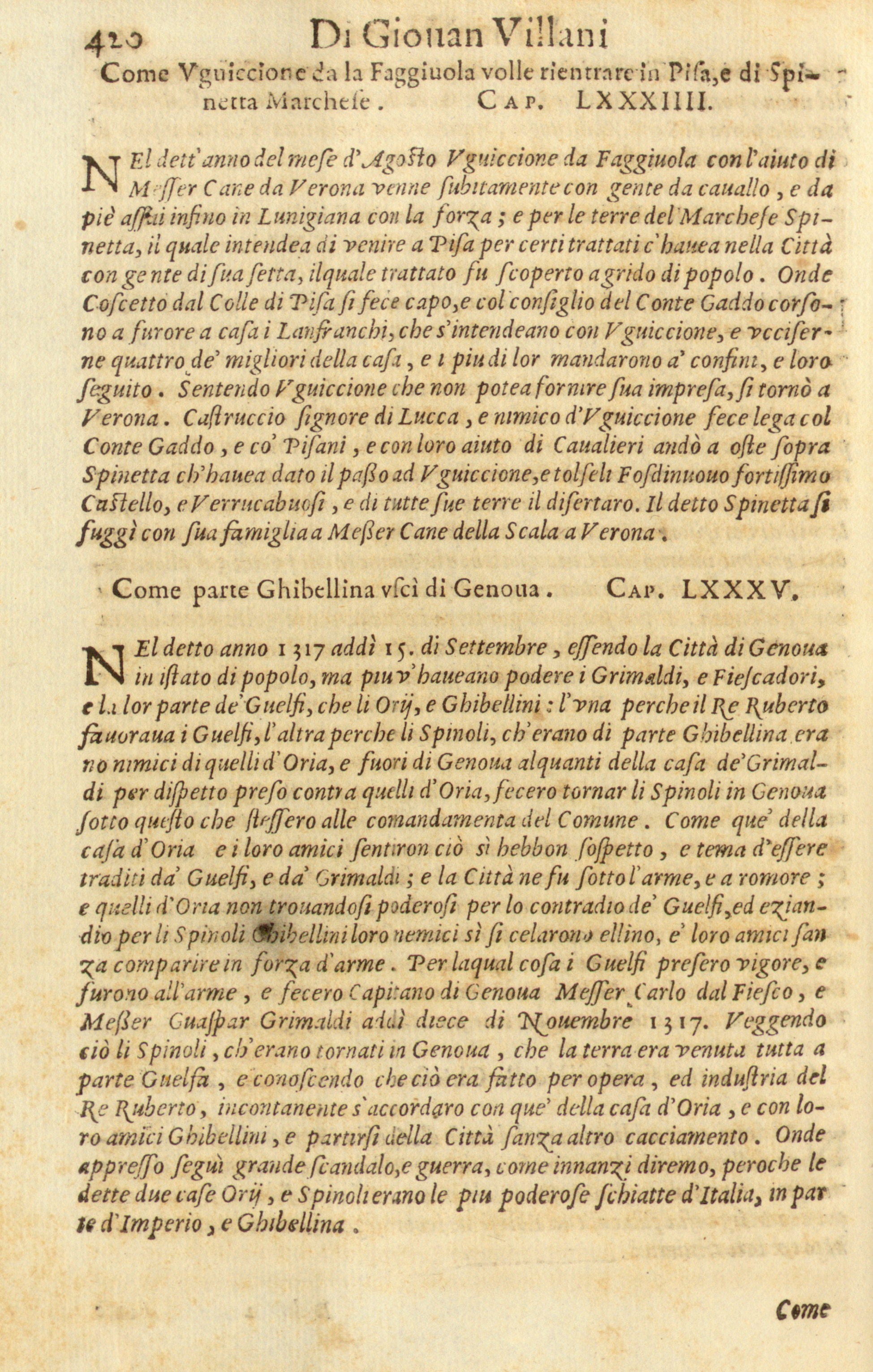 Storia di Giovanni Villani