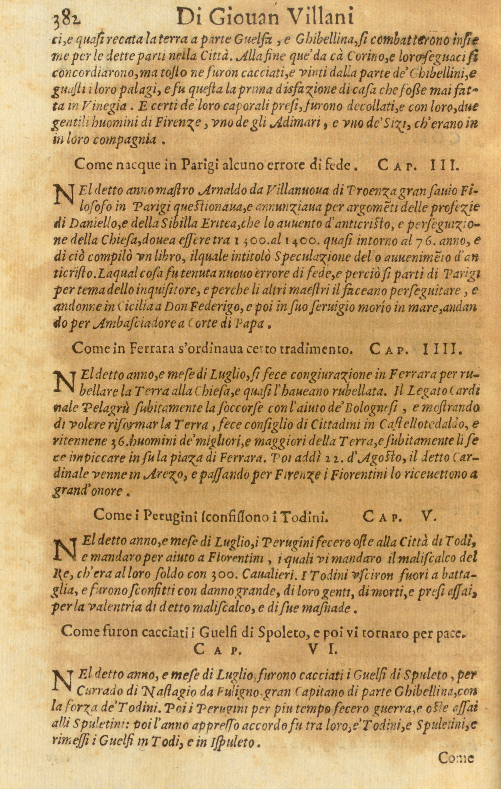 Storia di Giovanni Villani