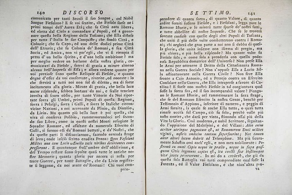 Orazionii o discorsi istorici sopra l’ antica citta di Fiesole