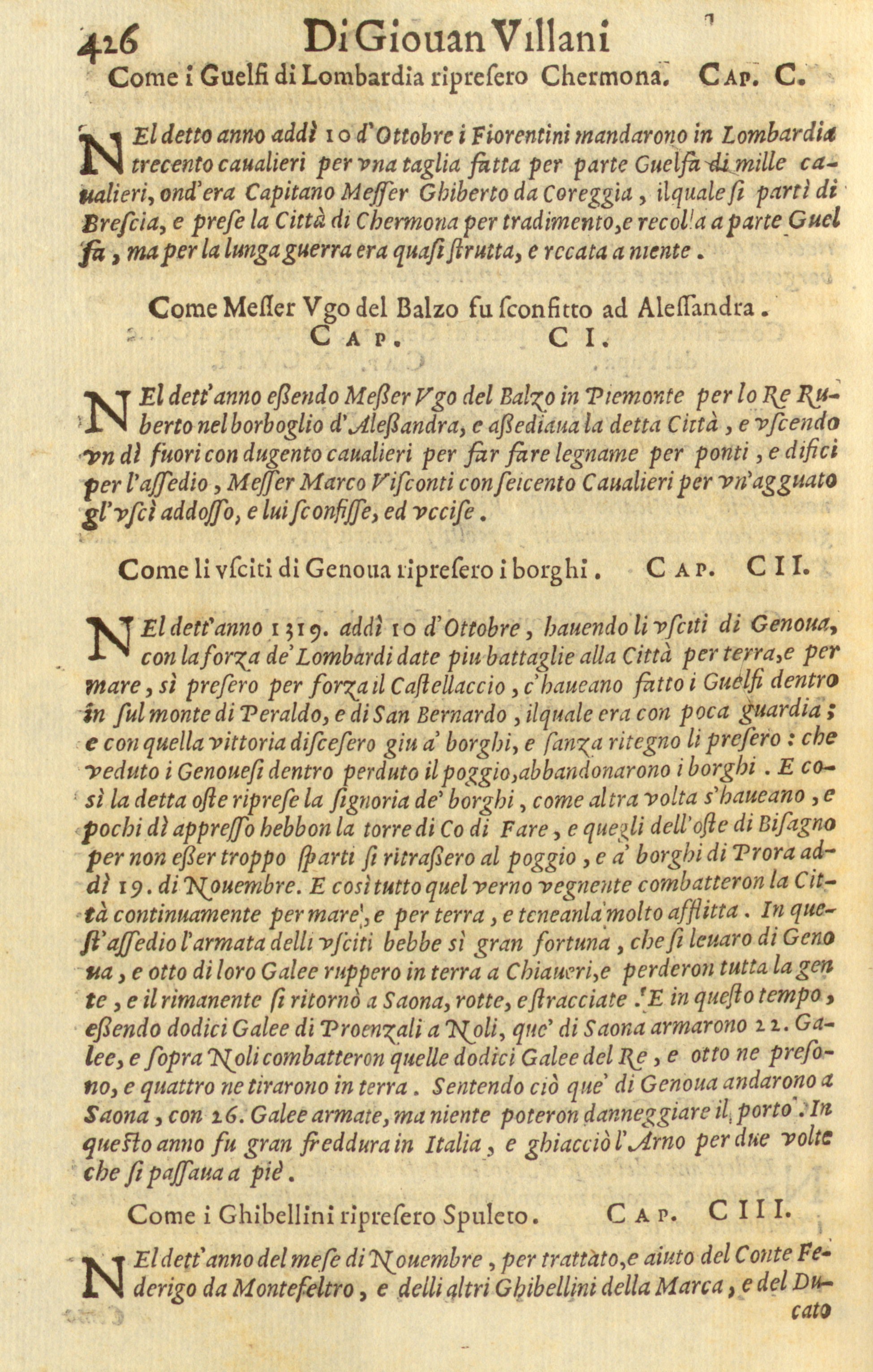 Storia di Giovanni Villani