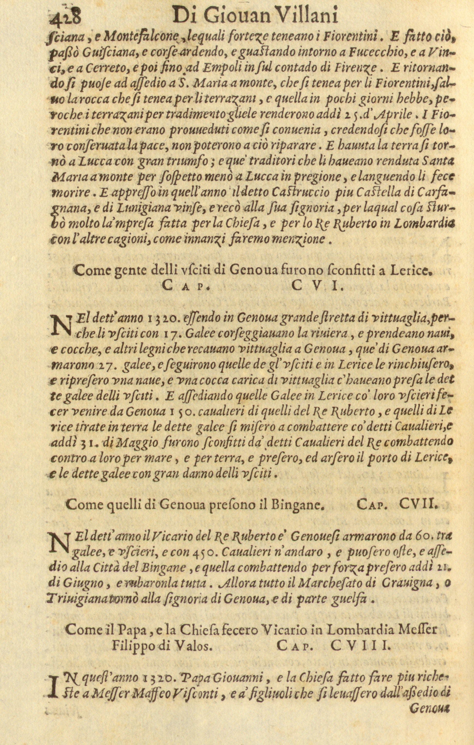 Storia di Giovanni Villani