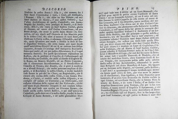 Orazionii o discorsi istorici sopra l’ antica citta di Fiesole